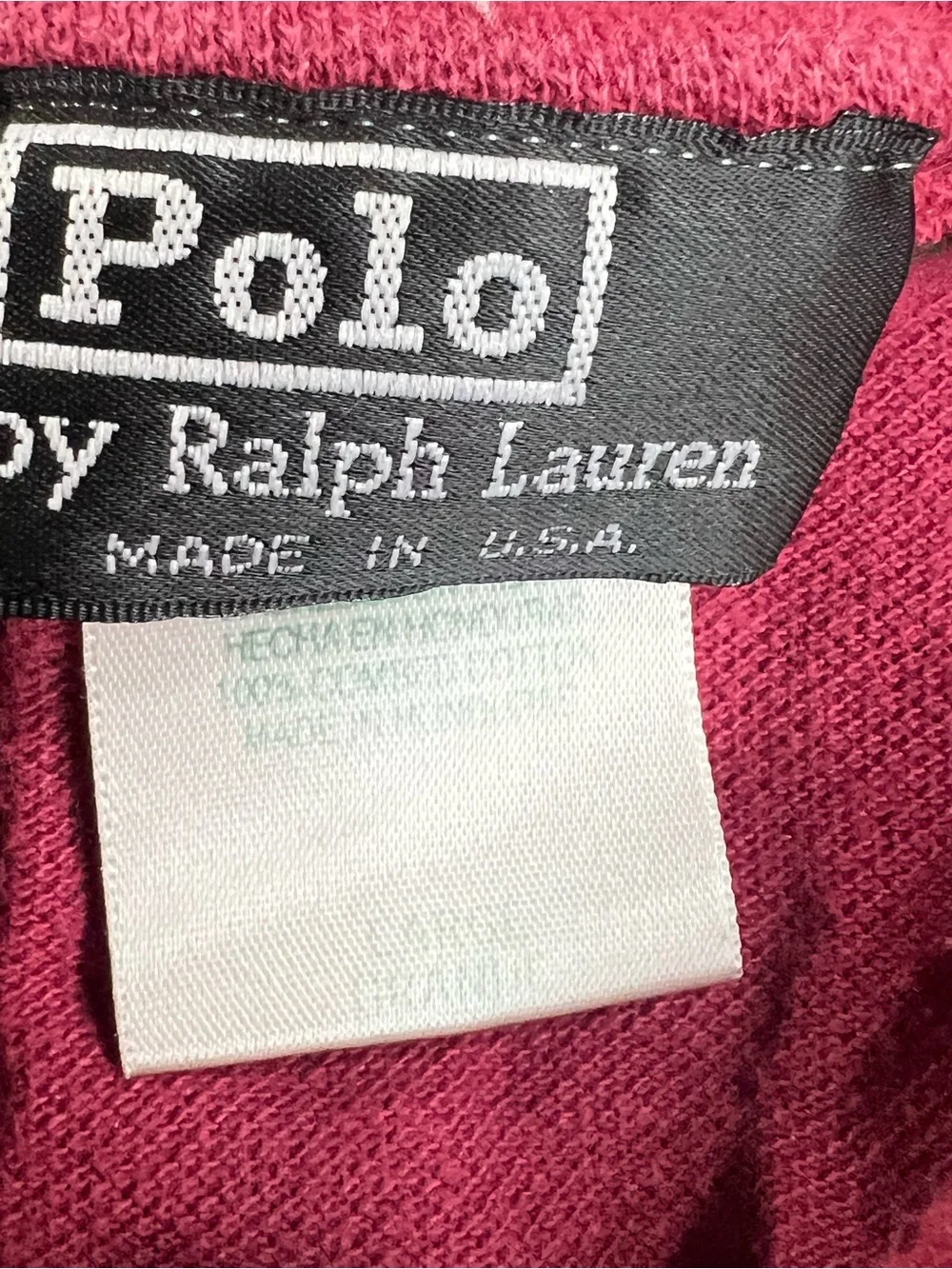 Ralph Lauren Polo Pair Black Label USA — Blue and Burgundy Short-Sleeve Polos